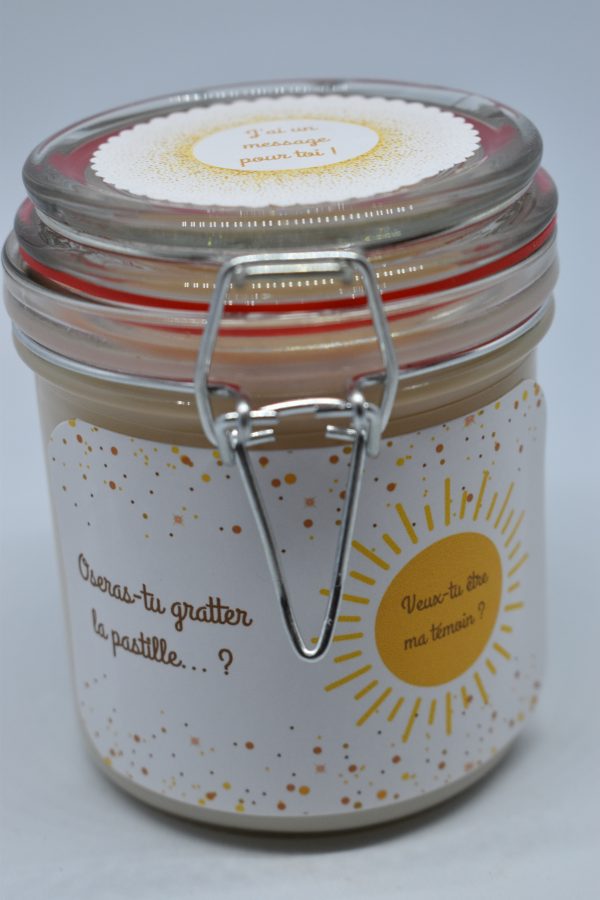 Bougie à gratter - Veux-tu être ma témoin ?