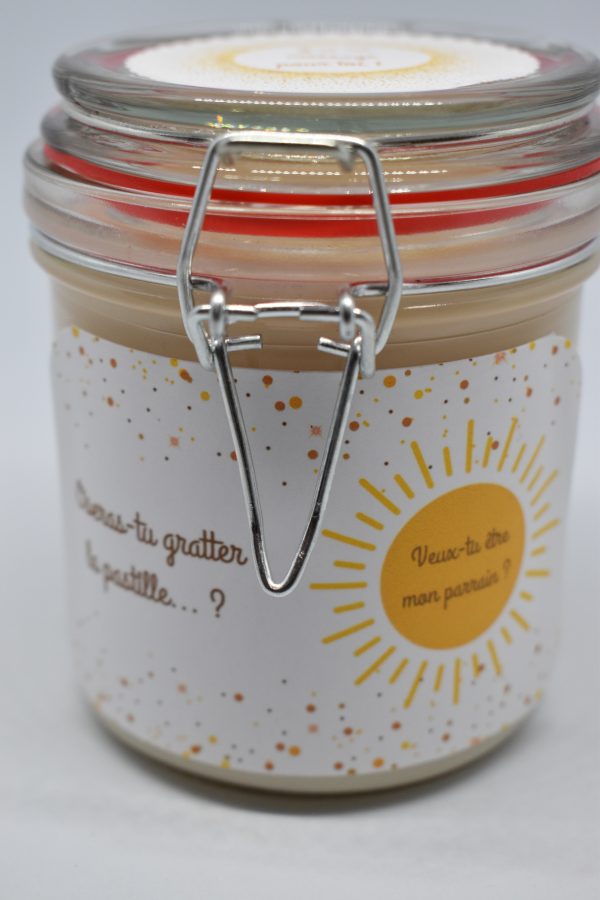 Bougie à gratter - Veux-tu être mon parrain ?
