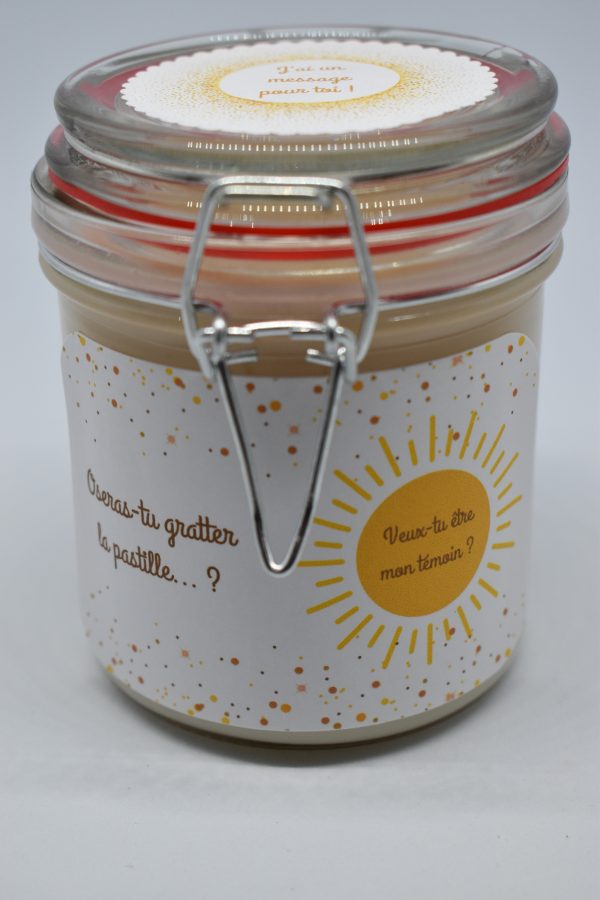 Bougie à gratter - Veux-tu être mon témoin ?