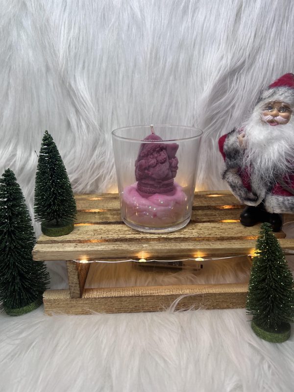 Bougie Père Noël *IMPARFAITE*