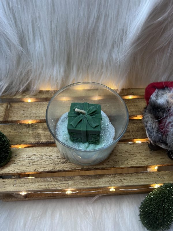 Bougie Cadeau Vert *IMPARFAITE* – Image 2
