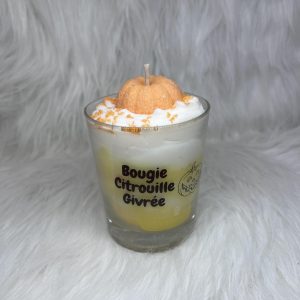 Bougie Citrouille Givrée