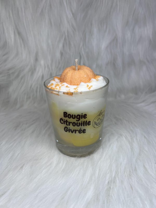 Bougie Citrouille Givrée