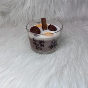 Bougie Feu de Bois