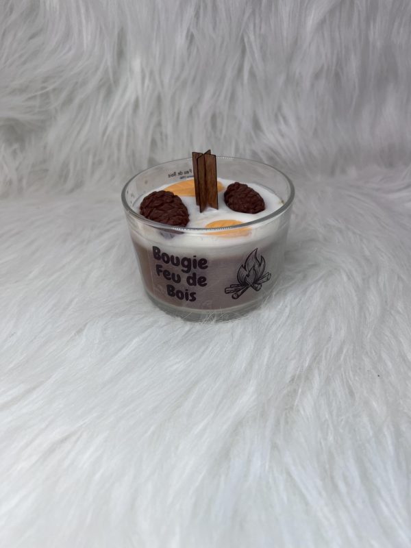 Bougie Feu de Bois